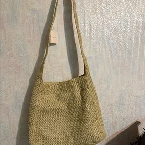 Primark Light Tan Woven Shoulder Bag \Crossbody Bag
